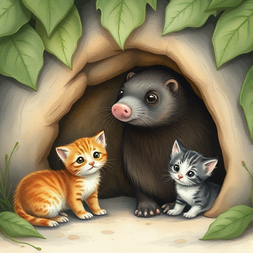 Kitten Courage: Koi and the Secret Tunnel Adventure - Section 1