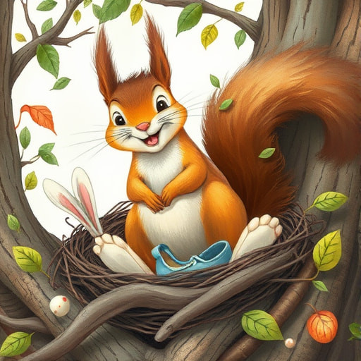 Dot, Beru, and the Case of the Borrowing Squirrel - Section 1