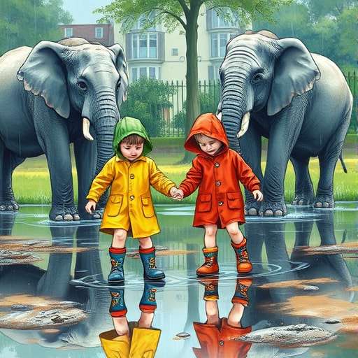 Rainy Day Zoo Keepers: Zuzu and Olivia's Adventure
