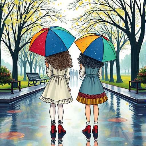 Rainy Day Magic: Zuzu and Olivia’s Puddle Adventures