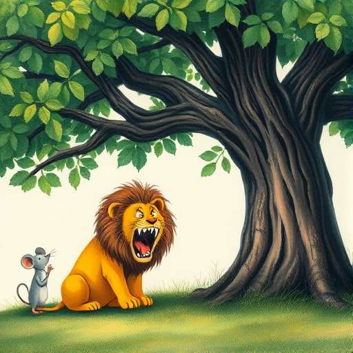 Little Paws, Big Hearts: The Lion and the Mouse