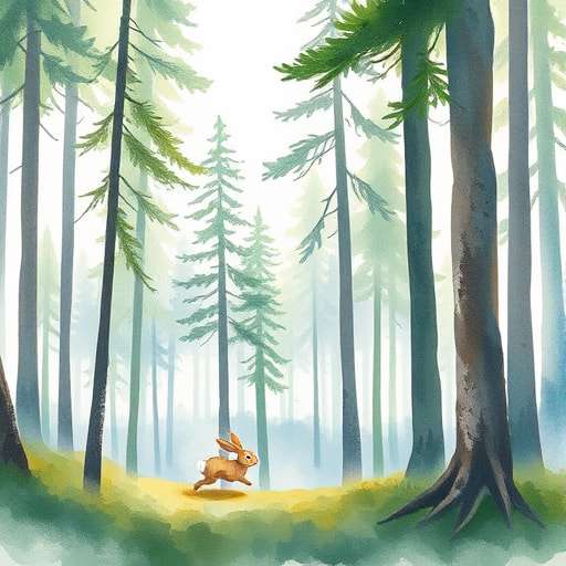Little Rabbit's Big Adventure: A Tale of Kindness and Friendship