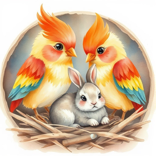 Little Rabbit's Big Adventure: A Tale of Kindness and Friendship - Section 1