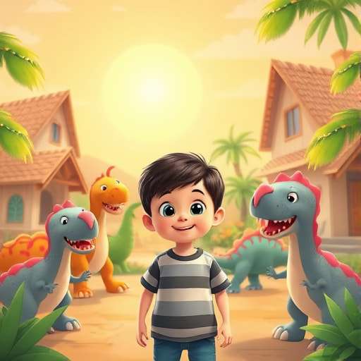 Rasheed and the Land of Happy Dinosaurs