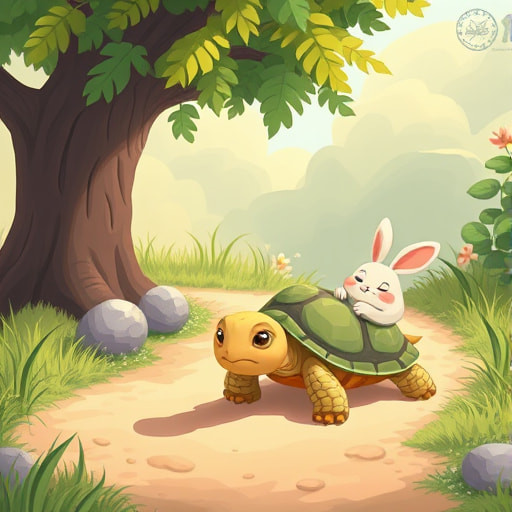 الأرنب المغرور والسلحفاة المثابرة" 🐇🐢 - Section 1