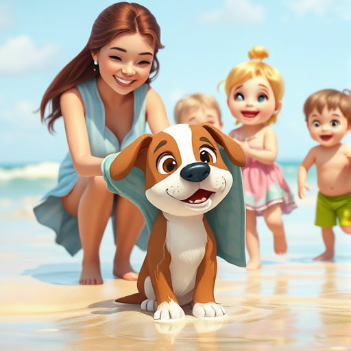 Bob's Beachside Adventure: A Lesson in Staying Safe - Section 1