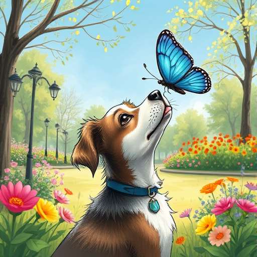 Sam's Whimsical Butterfly Adventure