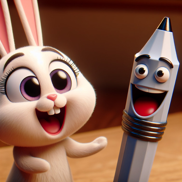 Funny Bunny and the Talking Pen - Section 1