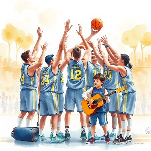 Hoops and Harmonies: Caleb's Journey to Balance - Section 1