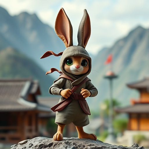Rocky the Brave: A Hare’s Ninja Tale