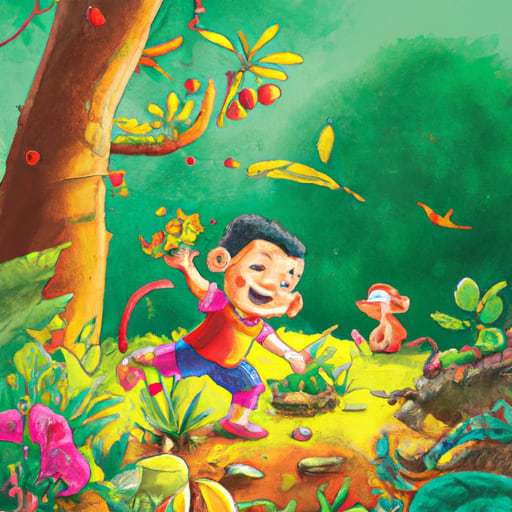 The Mischievous Monkey and the Little Hero