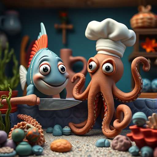 Sammy the Sushi-Making Swordfish
