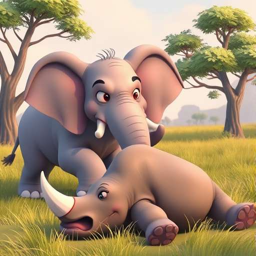Eddie the Elephant Learns to Stay Calm