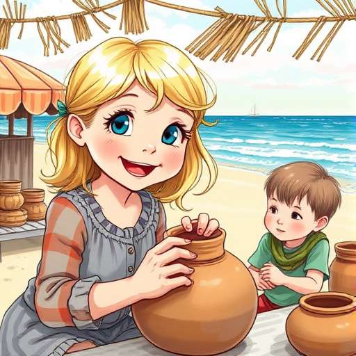 Little Lily's Island Adventure: Friendship Across the Waves