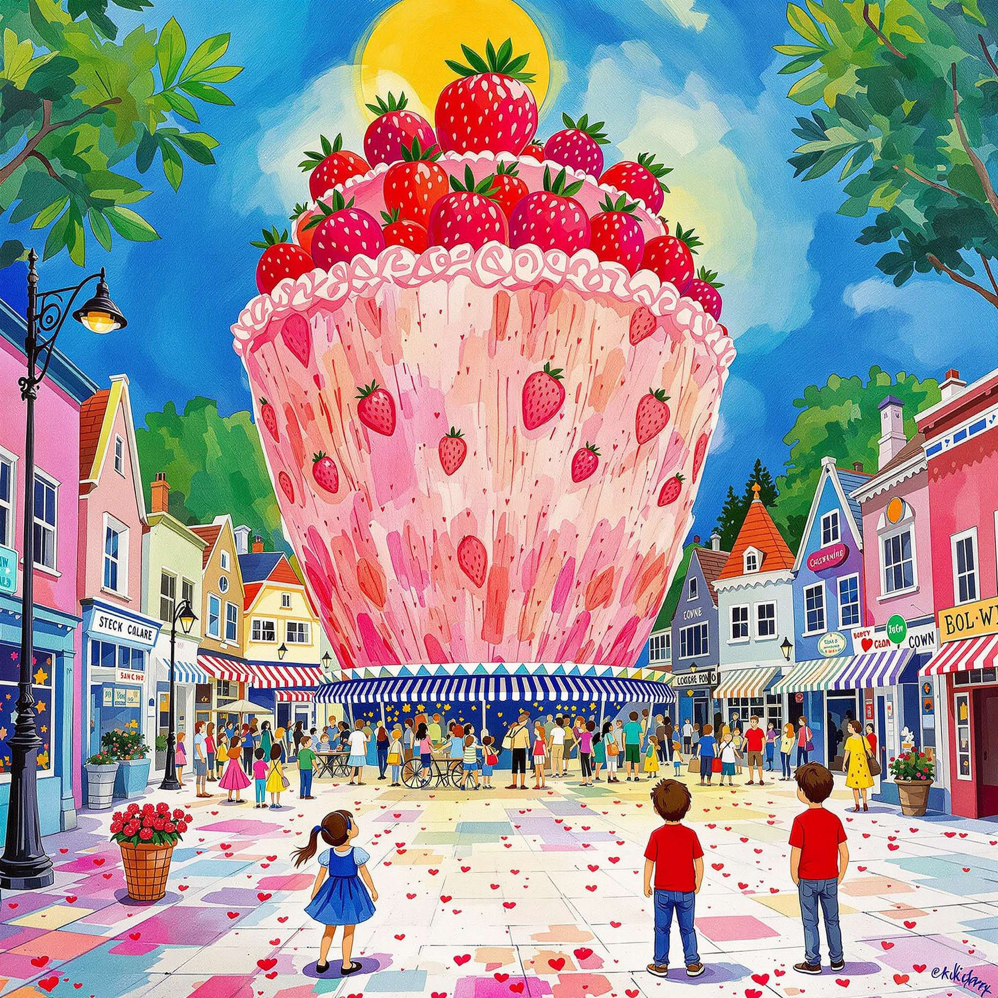 The Giant Town Cake