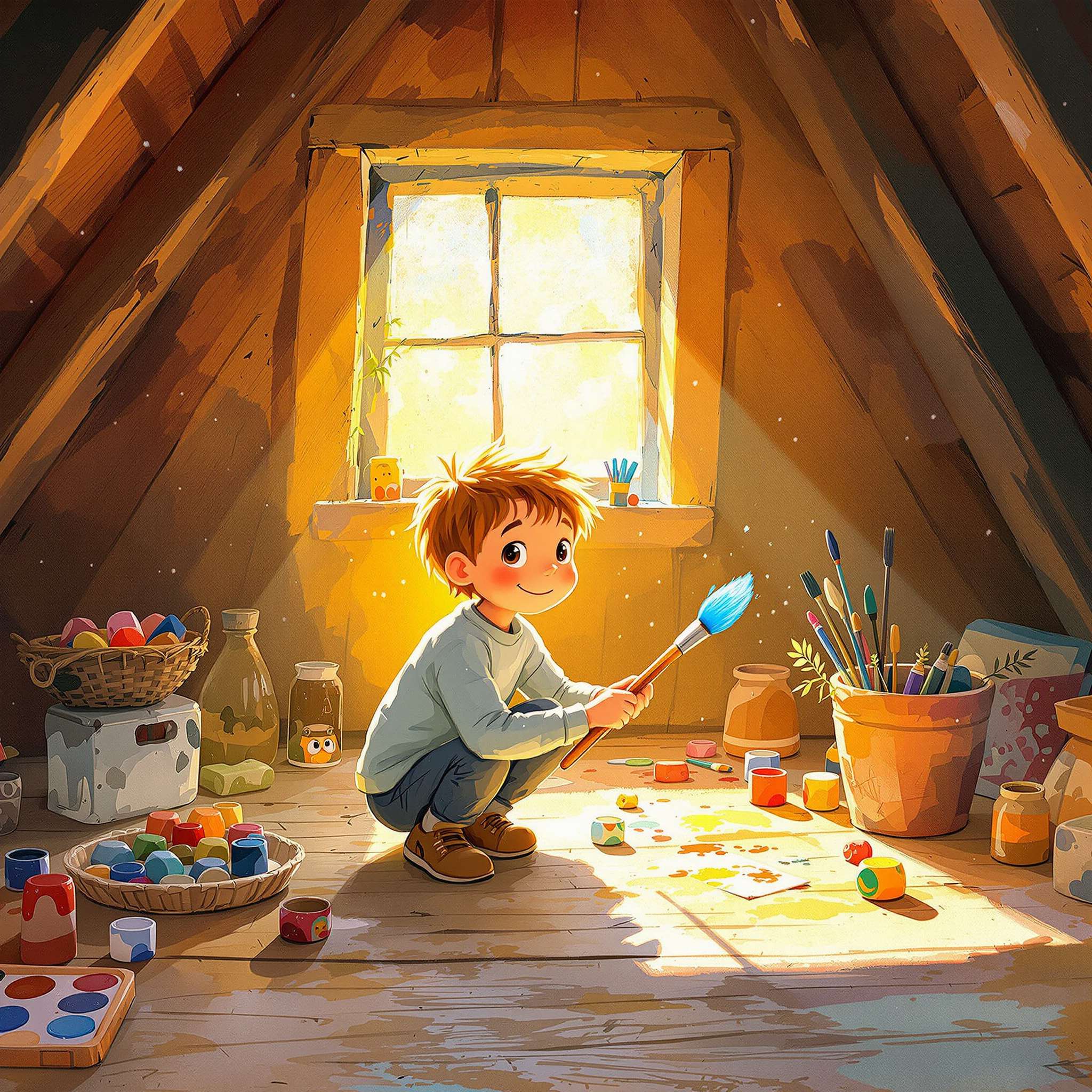 The Magic Paintbrush and Tom’s New Friends