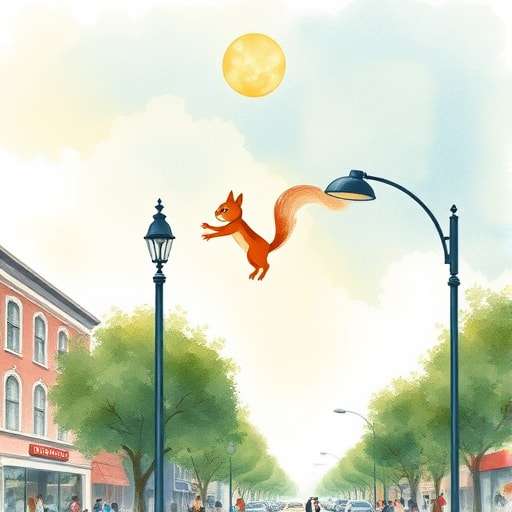 Squeaky's Bright Idea: A Tale of Light and Gratitude